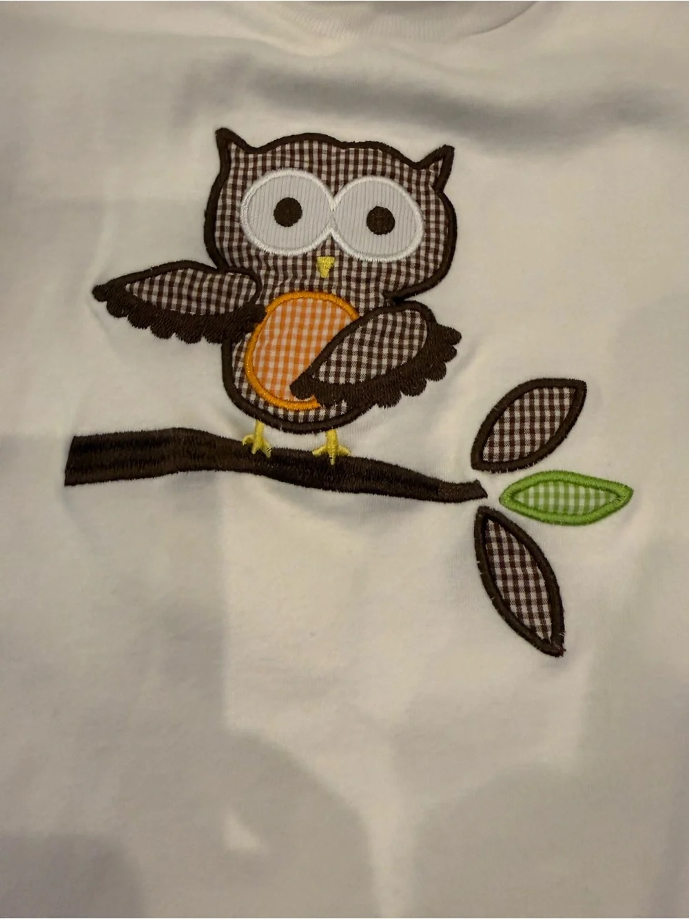 N/A owl embroidered